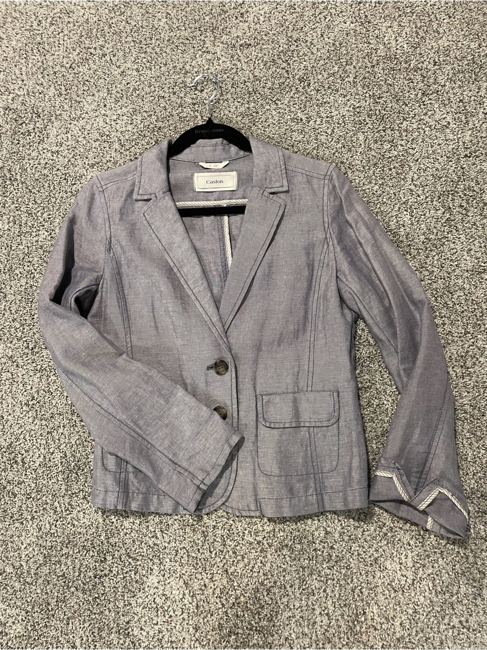 Caslon Light Lavender Tailored Blazer Jacket